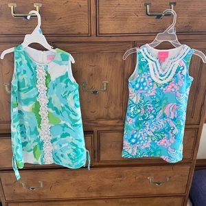 2 Lilly Pulitzer classic shift dress - size 5